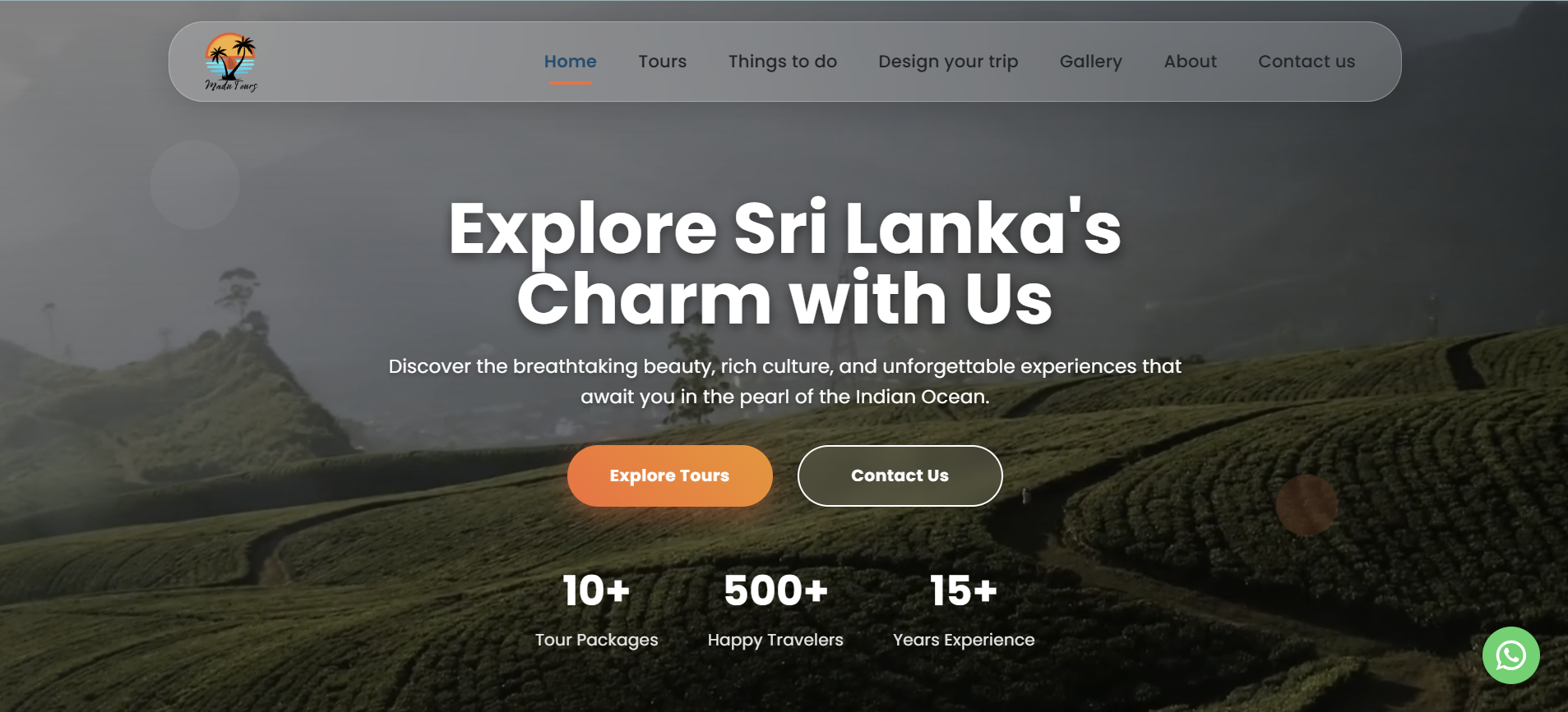Sri Lankan Tourism Planner Website #2